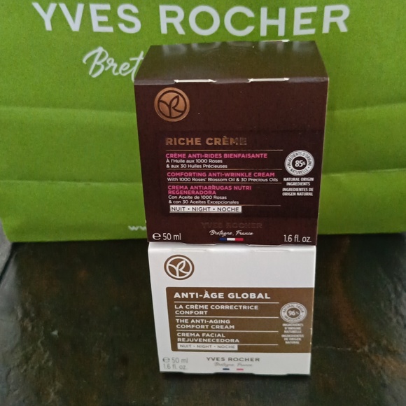 Yves Rocher Other - 🍂Yves Rocher White Skincare Moisturizer&Anti-Wrinkle Full Size 2x50 ml.